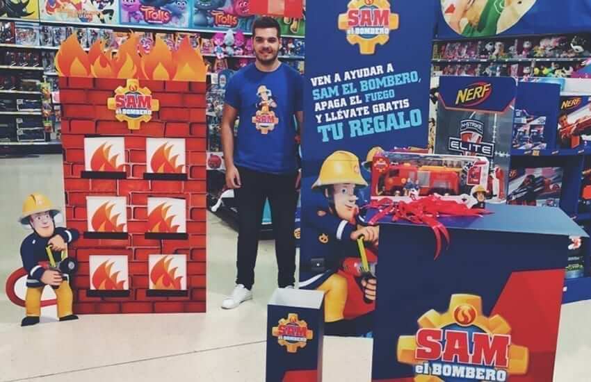Trade marketing - activación punto de venta - PLV - Promotores  - Sam el Bombero