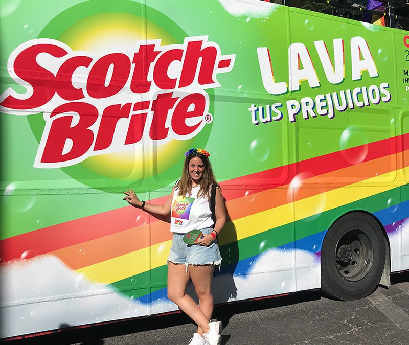 WASH AWAY YOUR PREJUDICES! SCOTCH-BRITE AT GAY PRIDE