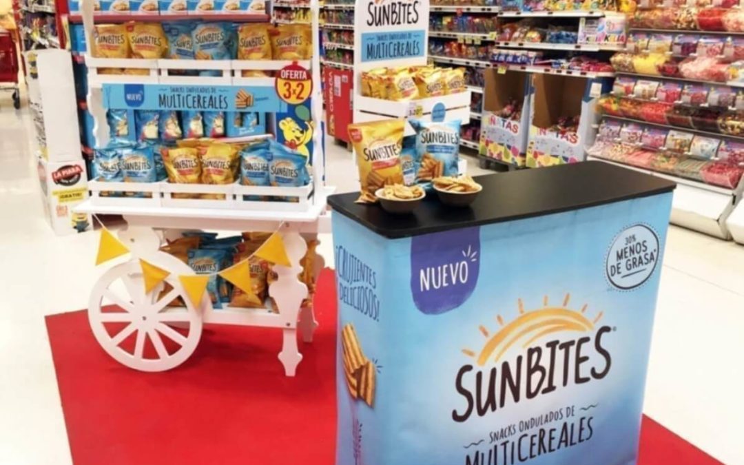 Degustación en punto de venta de Sunbites