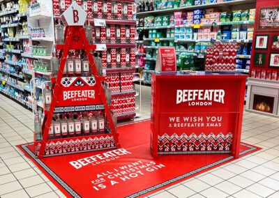 ÁRBOL DE NAVIDAD EXPOSITOR BEEFEATER